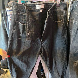 New Abercrombie Ankle Skinny Straight High Rise Curve Love Jeans